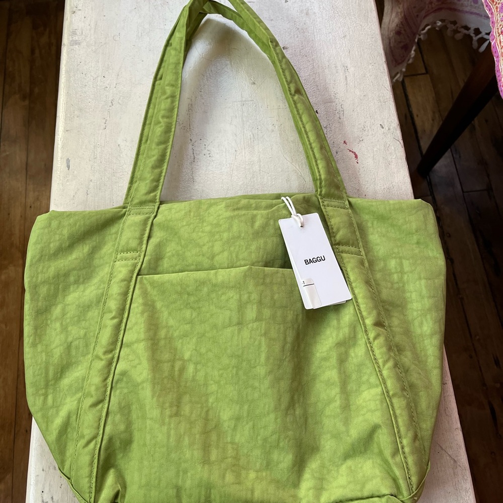Baggu Green Apple Mini Cloud Bag NWT